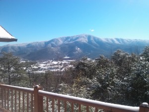 Cove Mountain from Golden View Lodge!